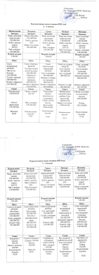 Перспективное меню на 2023 год