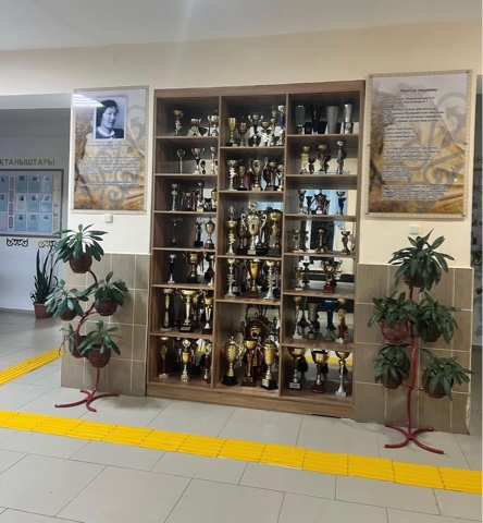 Ш. Батталова атындагы тірек мектебінін ішкі жендеу жумыстарынан корініс