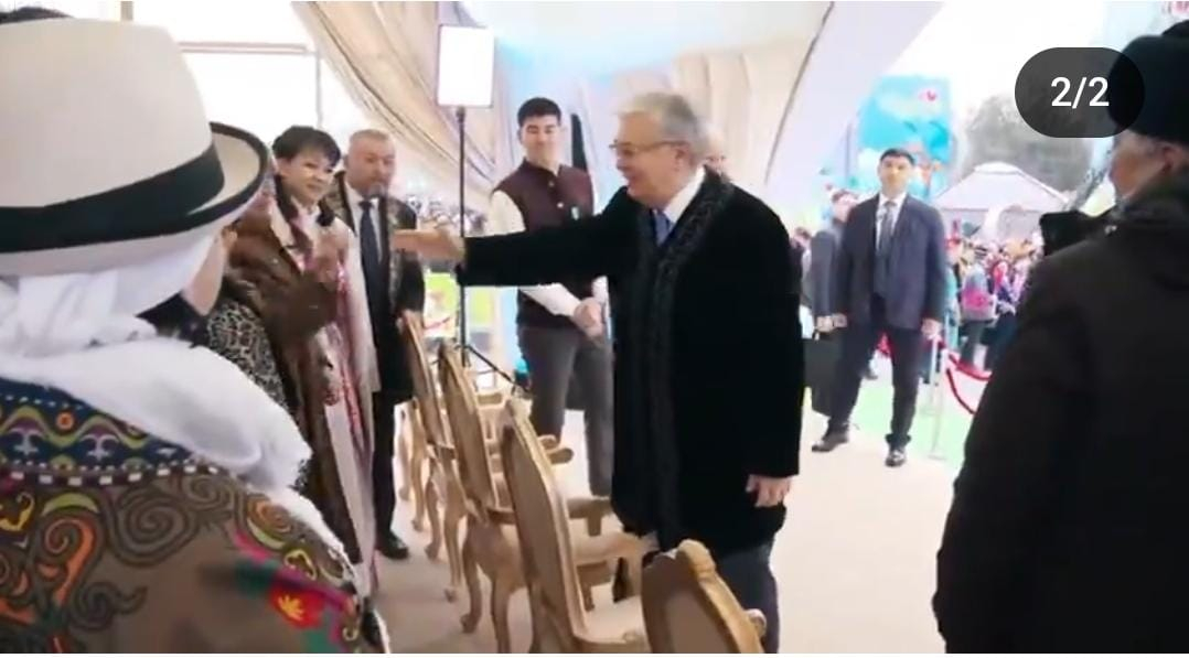 Президенттің халықпен бірге сәті