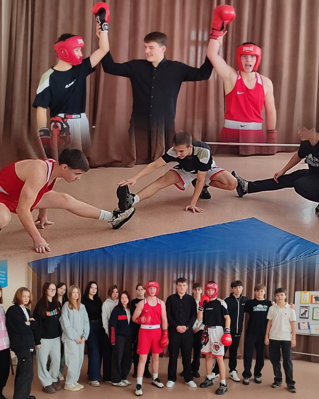 5 қаңтарда 10-сынып оқушыларына бокс және аралас жекпе-жектен шеберлік сыныбы өтті.