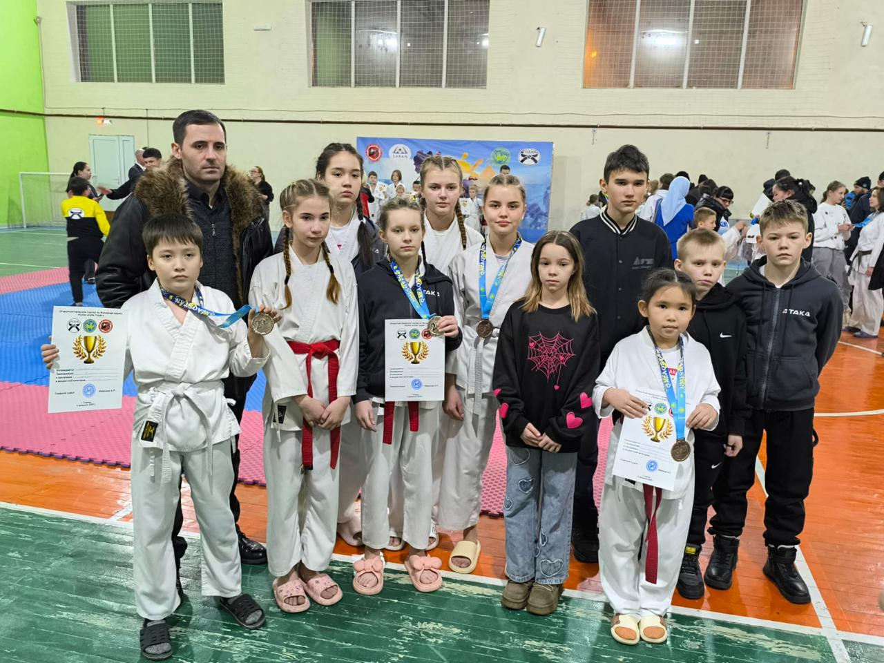 02.09.2025 жылы Саран қаласында фунакоши каратэден «Годан клубының кубогы» ашық облыстық турнирі өтті.