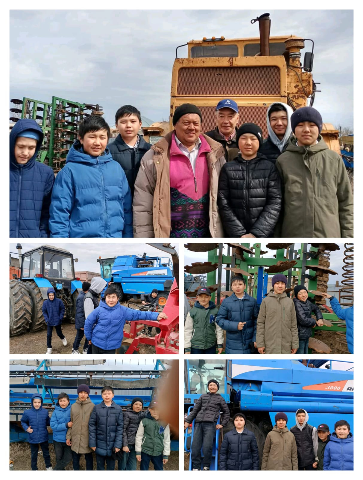 B рамках профориентационной работы была организована экскурсия в крестьянское хозяйство «Ырыс».