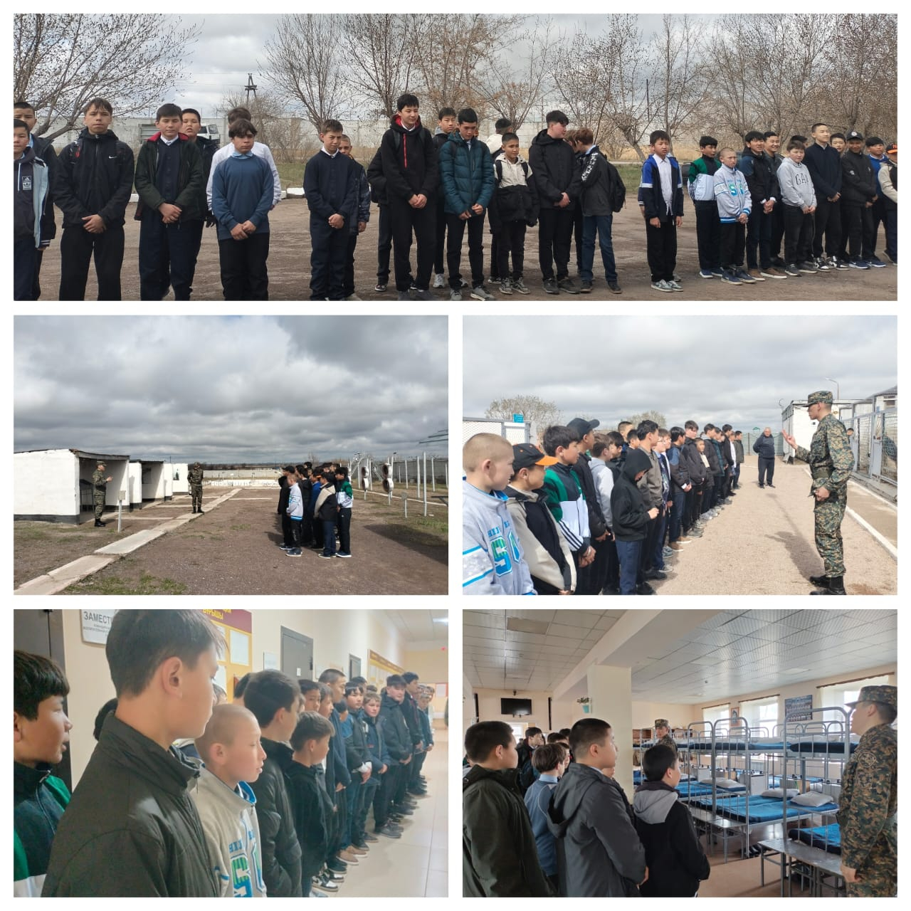 Ұлы Жеңістің 80 жылдығын мерекелеу аясында Қарабас кентіндегі №15 жалпы білім беретін мектептің 7–8 сынып оқушылары  No6505 әскери бөлімінде болды.