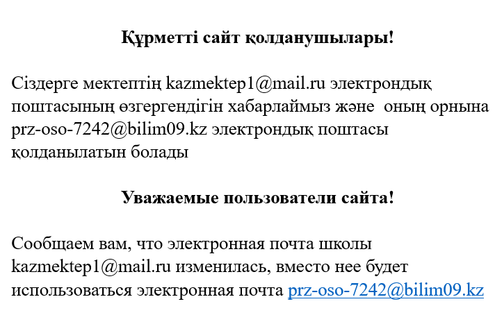 Құрметті сайт қолданушылары!