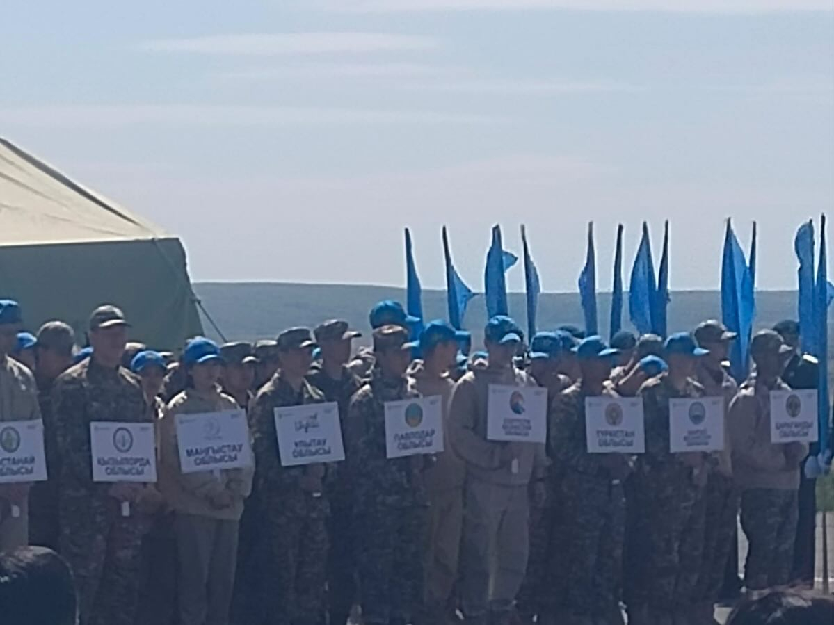 2 мамырда Нұркен Әбдіров атындағы ТМ( РО) білім алушылары Спассктегі 