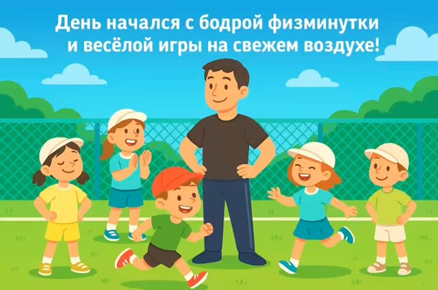 «Көңілді жаз» лагеріндегі ертеңгілік қарқынды дене шынықтырумен басталды! ☀️