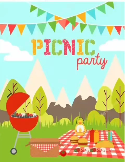 Мектеп жанындағы лагерьде таза ауада жылы және достық пикник өтті.