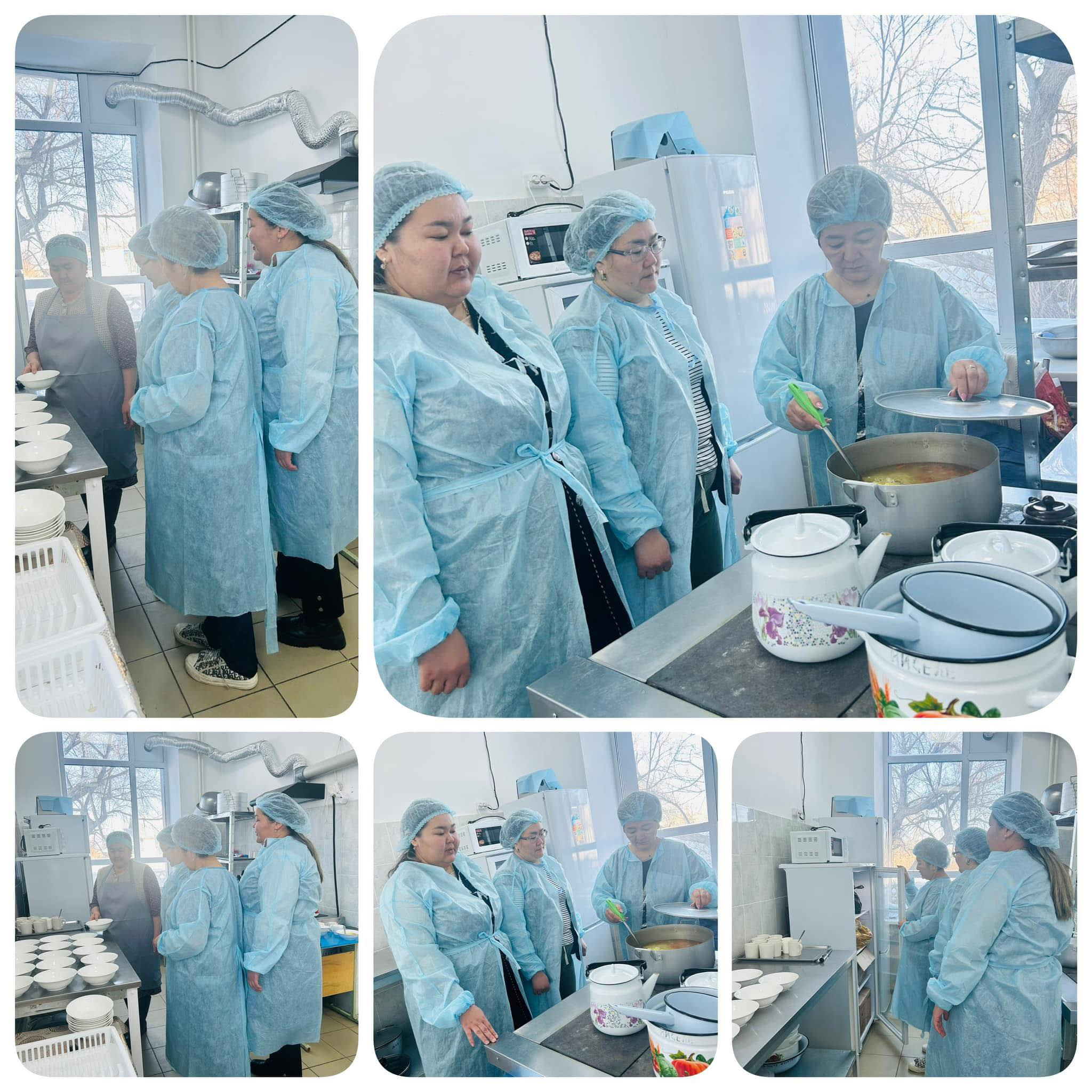 Мектептің бракераж комиссиясы оқушыларды тамақтандырудың ұйымдастырылуы мен сапасын қадағалау мақсатында мектеп асханасына тексеру жұмыстарын жүргізді. Комисмия мүшелері асхананың санитарлық жағдайын, азық-түлік сапасын, тамақты дайындау технологиясы мен 