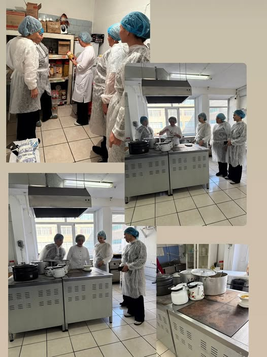 16.09.2025 г. В КГУ “ОШ (рц) им. Ы. Алтынсарина” прошла проверка столовой бракеражной комиссией .