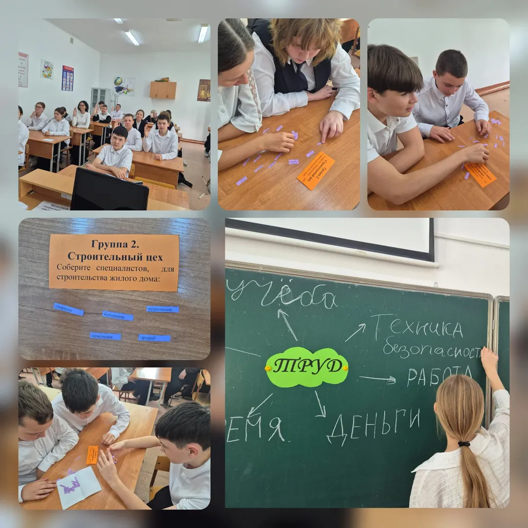 Классный час «Труд – основа процветания страны» в 8 