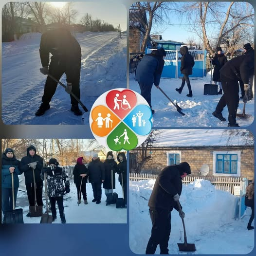 Добрые дела на зимних каникулах.