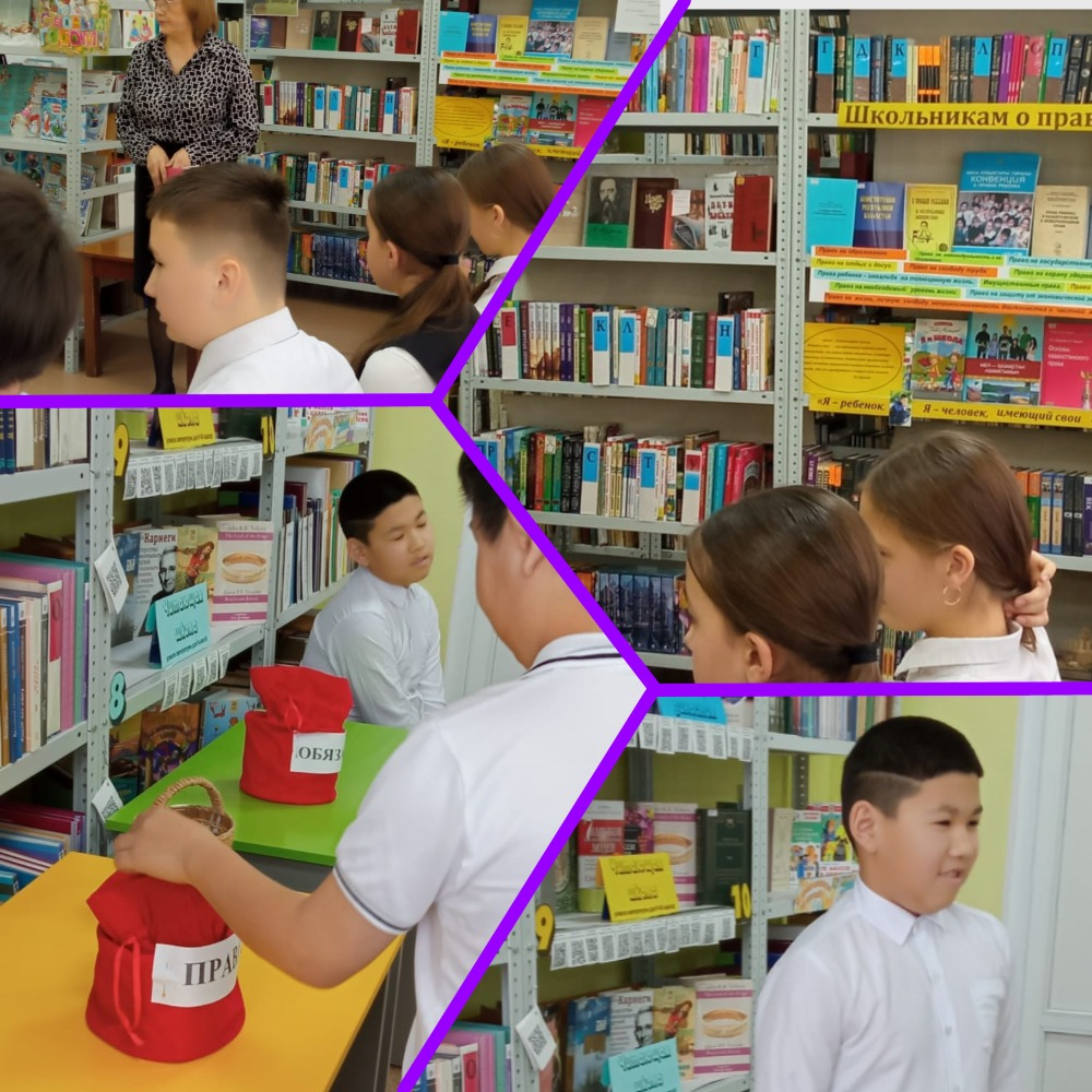 Библиотечные уроки: «Права и обязанности школьника». Путешествие по «книгам»