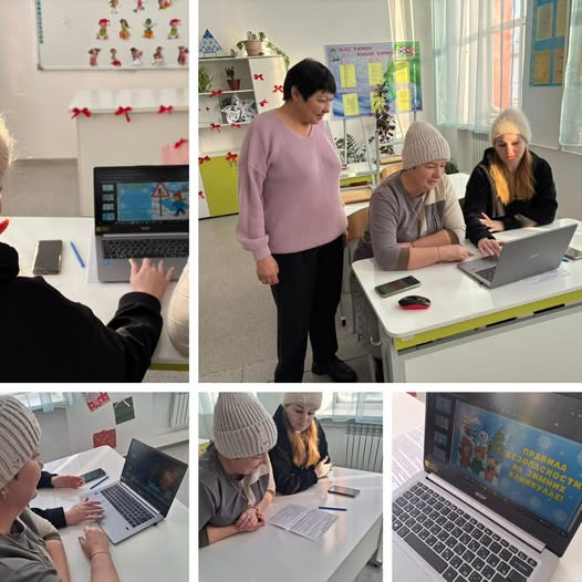 Міржақып Дулатұлы атындағы ЖББМ-де 11 сынып ата-аналарымен «Қыс мезгіліндегі қауіпсіздік ережелері» тақырыбында жиналыс өткізілді. Жиналыстың мақсаты – қысқы кезеңде оқушылардың қауіпсіздігін қамтамасыз ету, жол-көлік, тұрмыстық және мұз үстіндегі қауіпсі