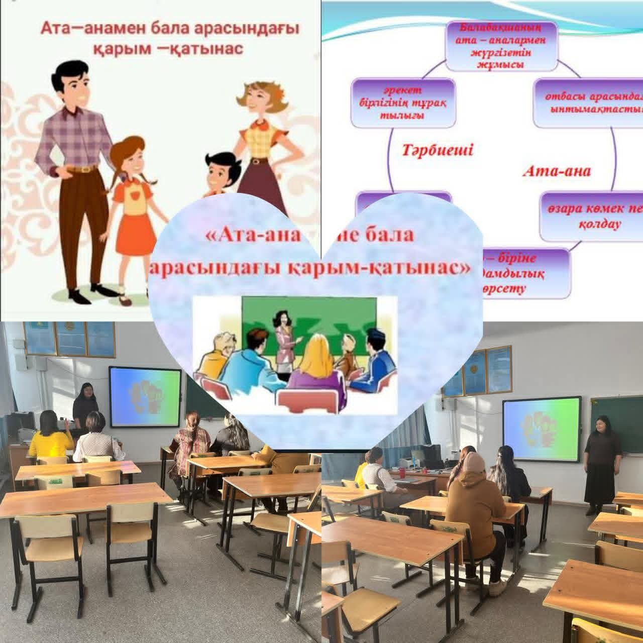 Ата-аналар формасы шеңберінде өткізілетін 10 күндік іс-шара аясында «Даналық мектебі» клубының өкілдерінің қатысуымен ата-аналармен қарым-қатынас жасау күні ұйымдастырылды