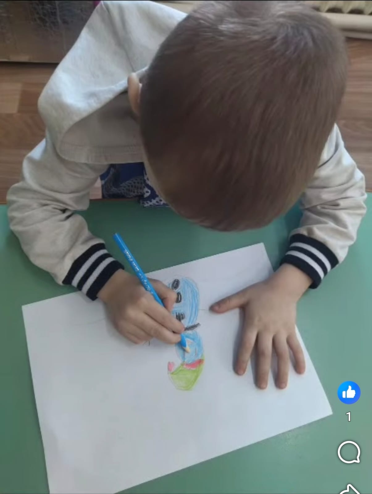 Творческое занятие на зимнюю тематику с использованием элементов искусственного интеллекта.