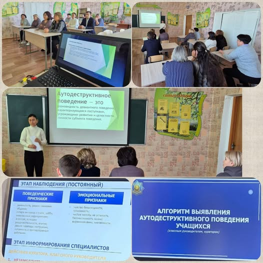 «Алгоритм выявления аутодеструктивного поведения обучающихся».