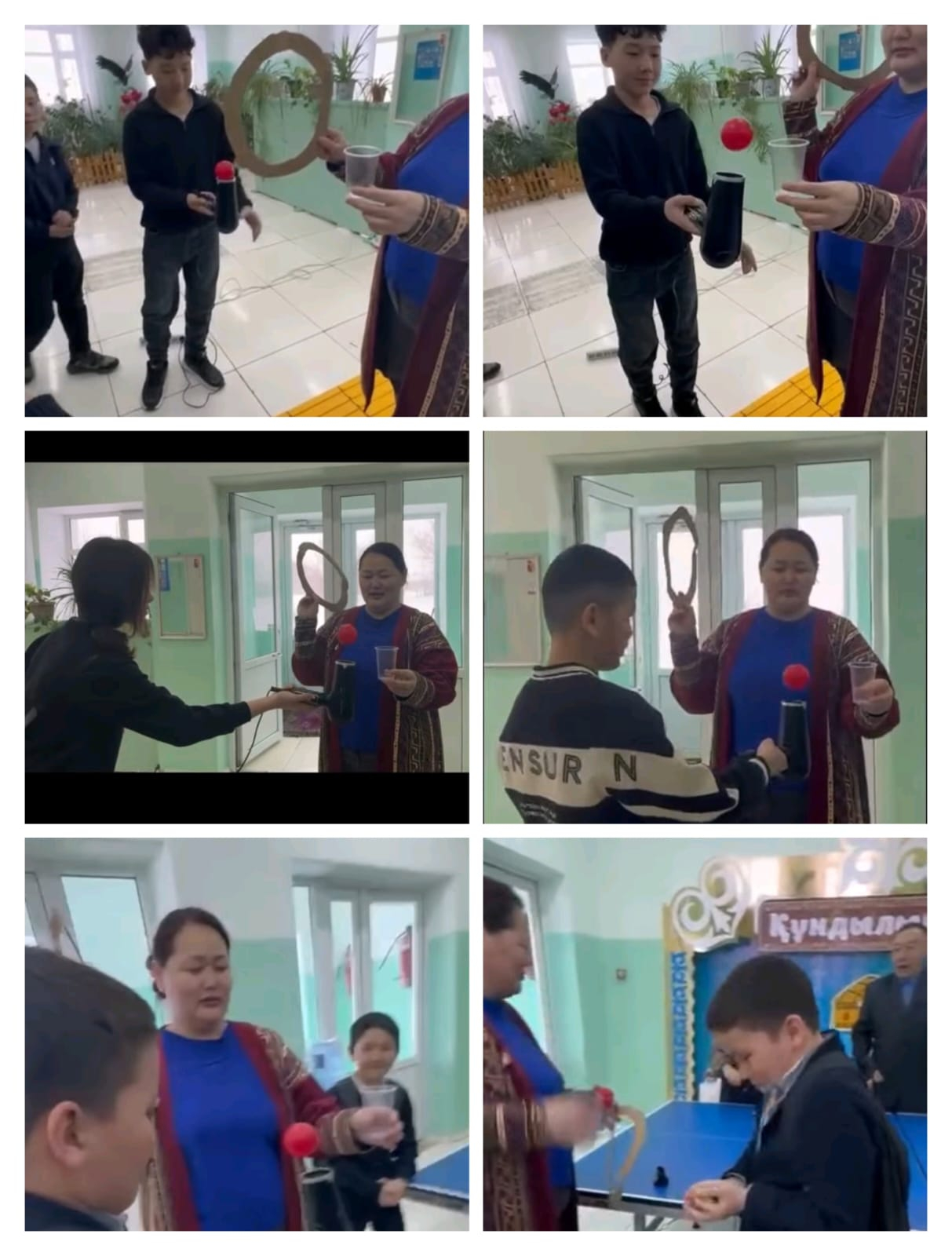 Мектепте балалар арасында көңілді үзіліс ұйымдастырылды 