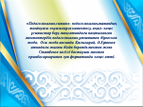 Қызыларай, Ә.Ермеков атындағы жалпы білім беретін мектеп және  Стамбеков негізгі бастауыш мектеп орынбасарларымен зум форматында кеңес өтті. 