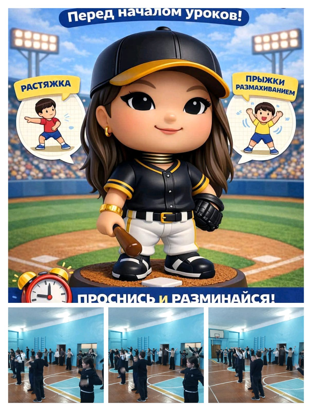 Согласно плана мероприятий по укреплению здоровья детей школьного возраста на 2025 – 2026 годы  проводятся профилактические мероприятия по двигательной активности в виде утренней зарядки