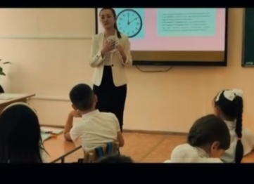 «Жыл мұғалімі» байқауының І кезеңі аясында мектебіміздің бастауыш сынып мұғалімі Қабылда Жанбота Ерболқызы 2 «Б» сынып оқушыларына математика пәнінен «5-ке көбейту кестесі» тақырыбында ашық сабақ өткізді.