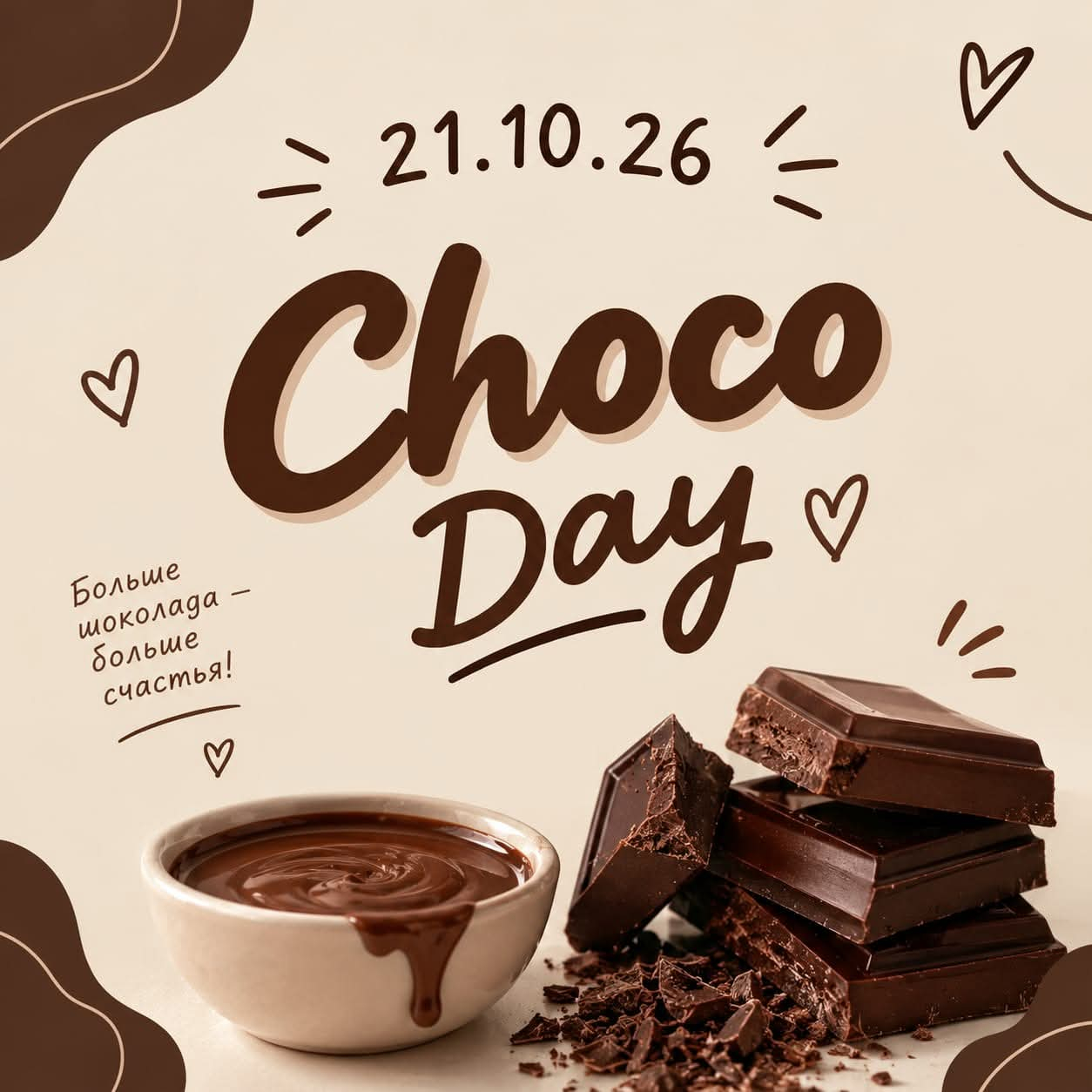  CHOCO DAY — ШОКОЛАДҚА ТОЛЫ КҮН!